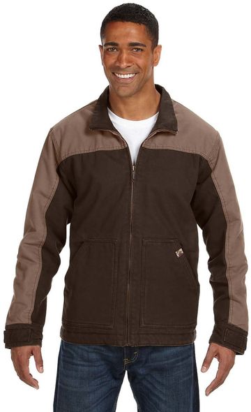 Dri Duck Men's 100% Cotton 12oz Canvas/3oz Polyfill Insulation Tall Horizon Jacket